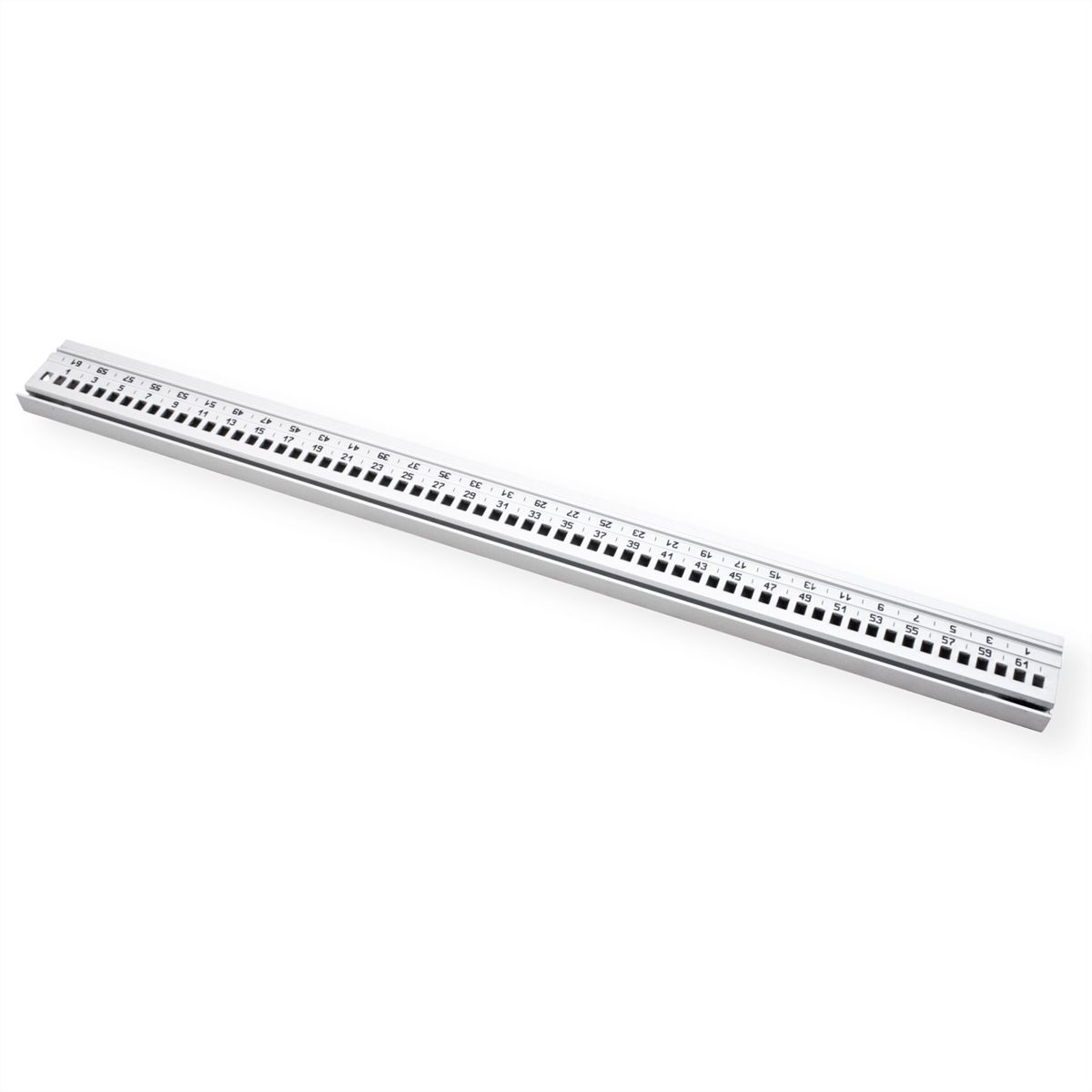 Rail horizontal SCHROFF, arrière, type H-ST, lourd, standard, 63 HP