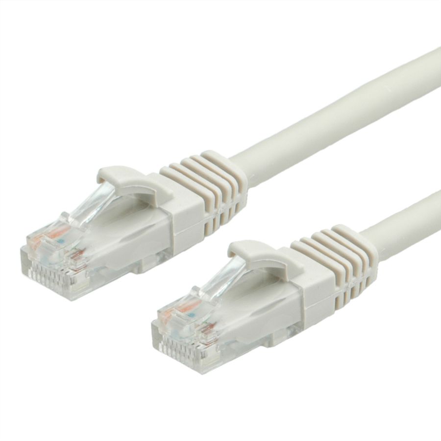 Cordon VALUE Cat.6 (Classe E) UTP LSOH, gris, 1 m