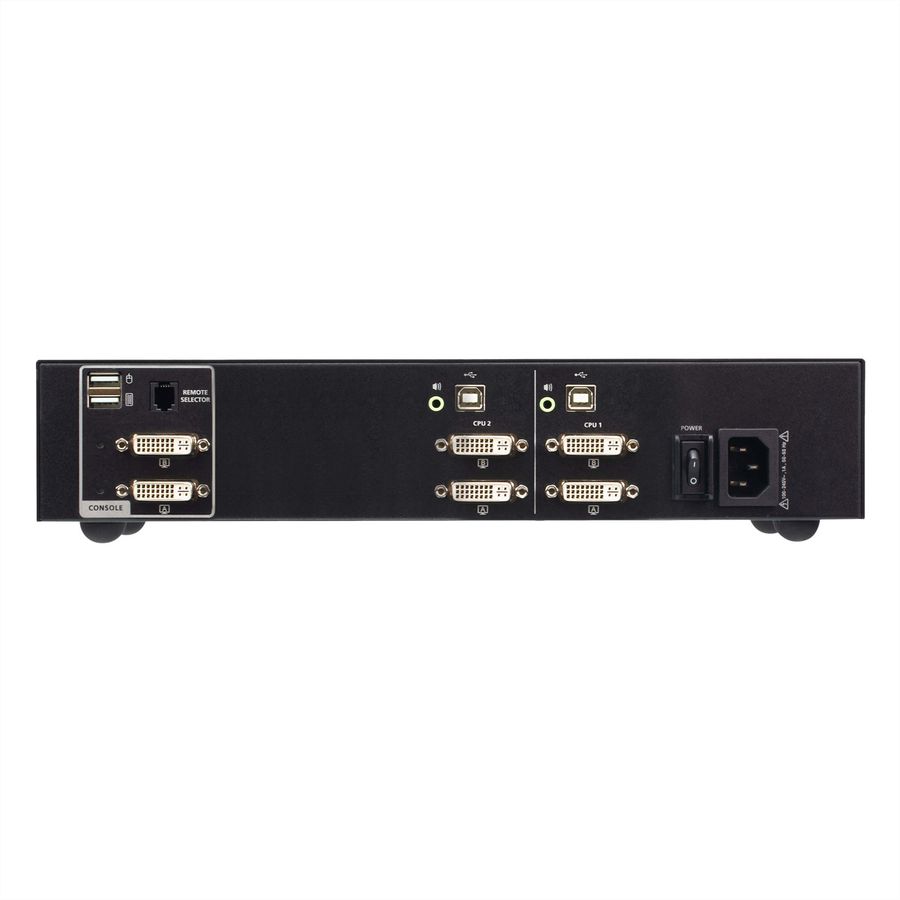 ATEN CS1142D4 Commutateur KVM sécurisé à double écran DVI 2 ports USB
