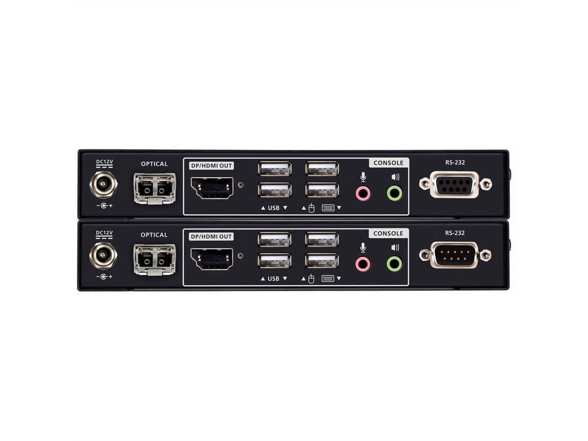 ATEN CE980 Prolongateur KVM optique USB True 4K DisplayPort/HDMI, True 4K à 300 m