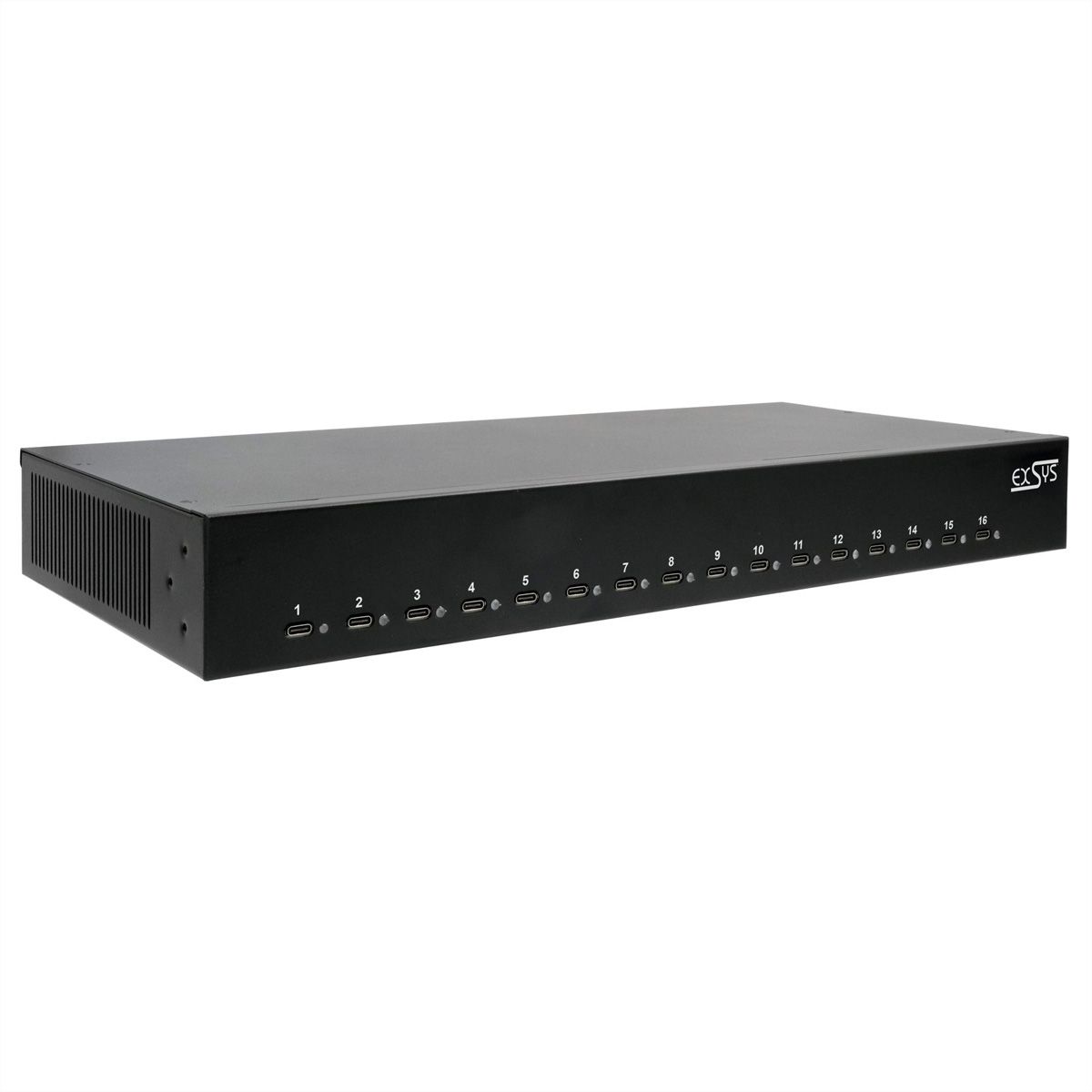 EXSYS EX-11017 Station de charge Highpower USB-C 16 ports 1008 W