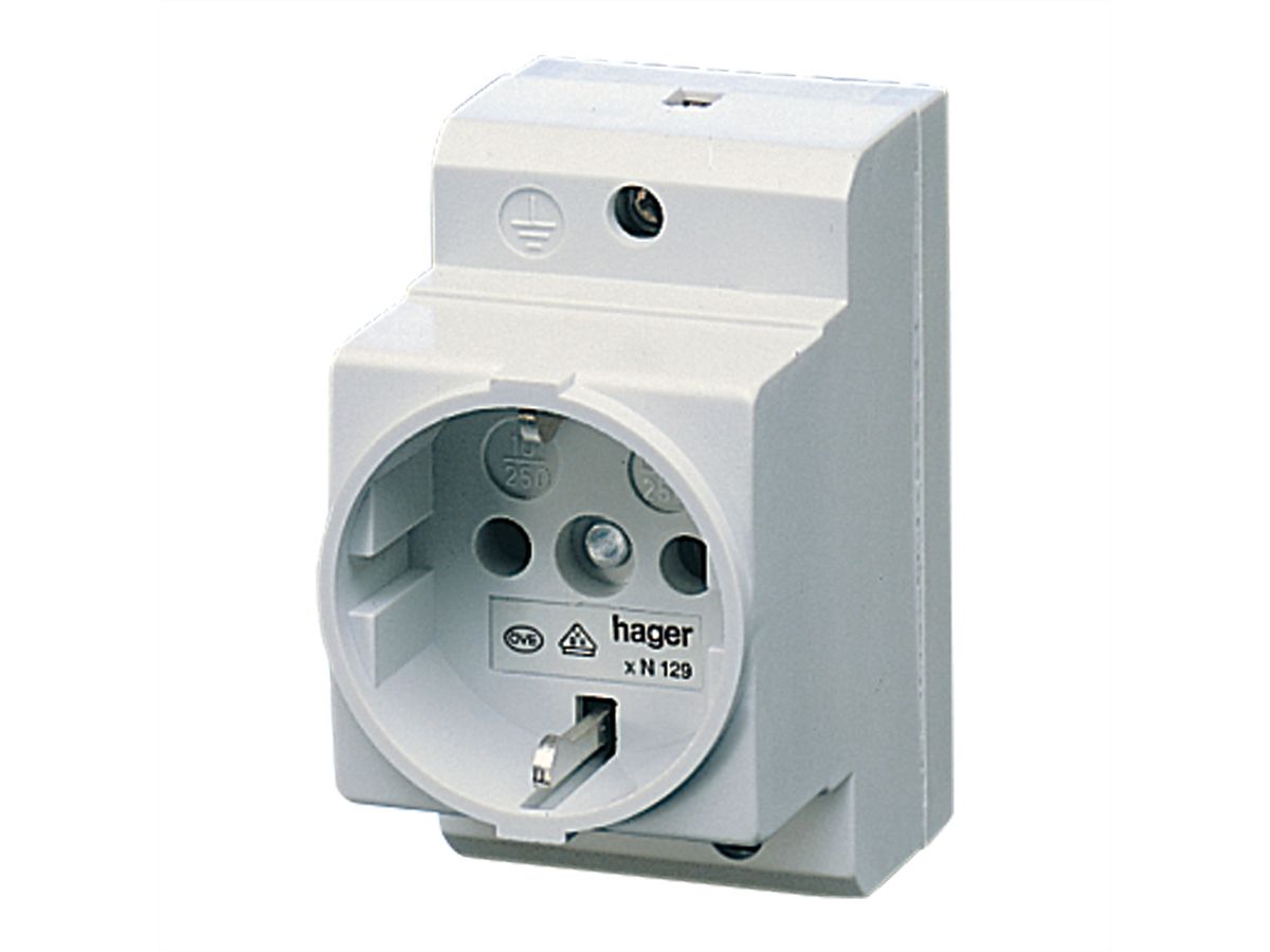 Modules de distribution d'énergie SCHROFF selon DIN 43880, disjoncteur 3 x 16 A