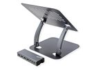 EXSYS EX-1224HM Support pour ordinateur portable, avec station d'accueil USB-C 7 en 1 amovible