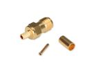 TELEGÄRTNER Prise SMA femelle pour RG-316/U, plaqué or Connexion à souder/à sertir