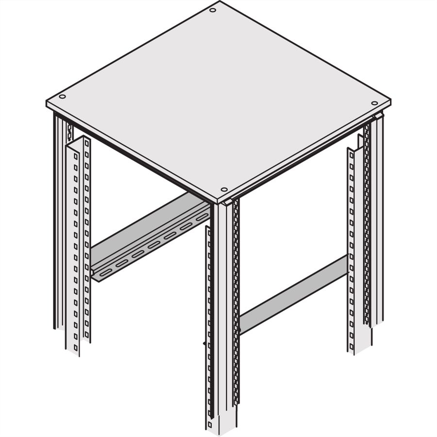 SCHROFF Rail coulissant Eurorack, 25 kg, 800D, 1 paire