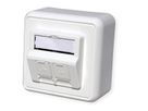 TELEGÄRTNER Module pour boîtier blanc, 2 prises