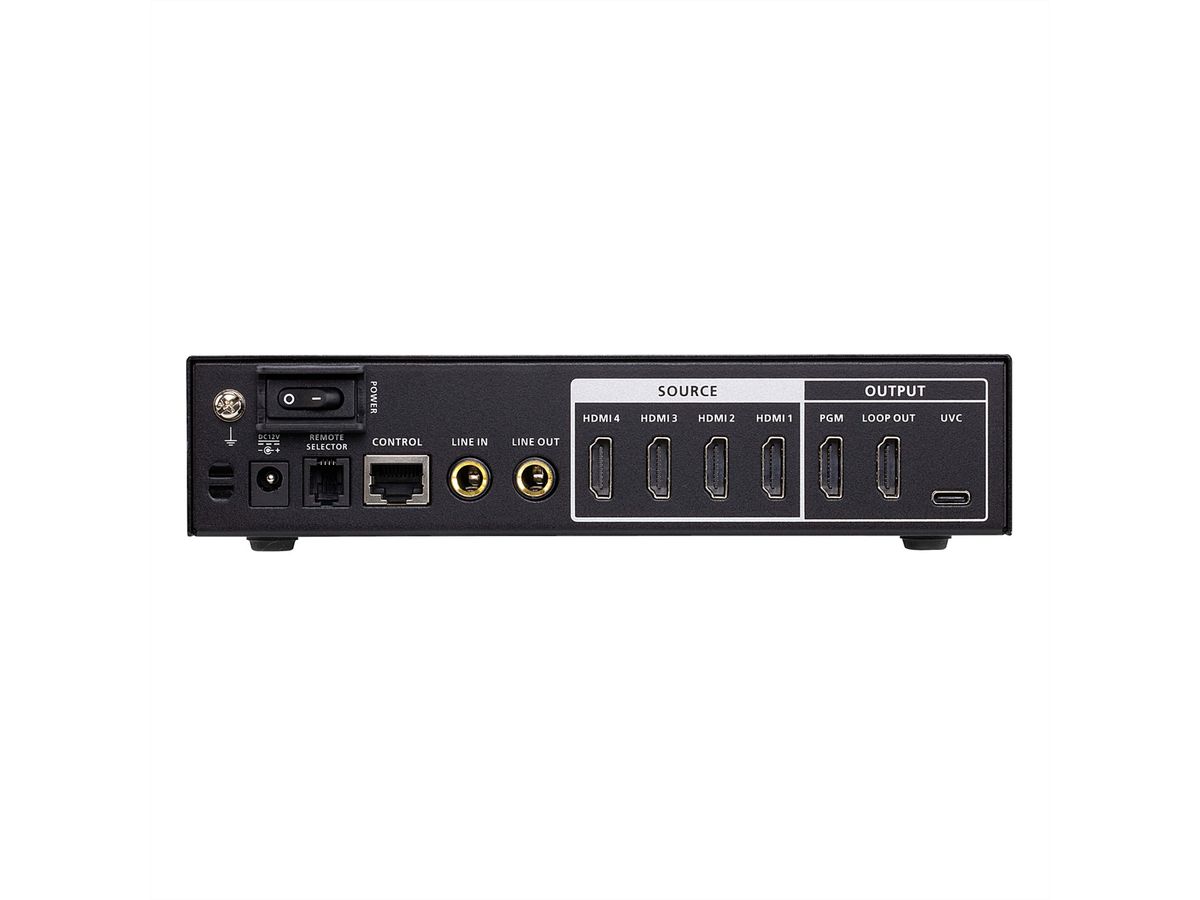 ATEN UC3430 CAMLIVE™ PRO 4K Commutateur vidéo HDMI vers USB, 4 entrées