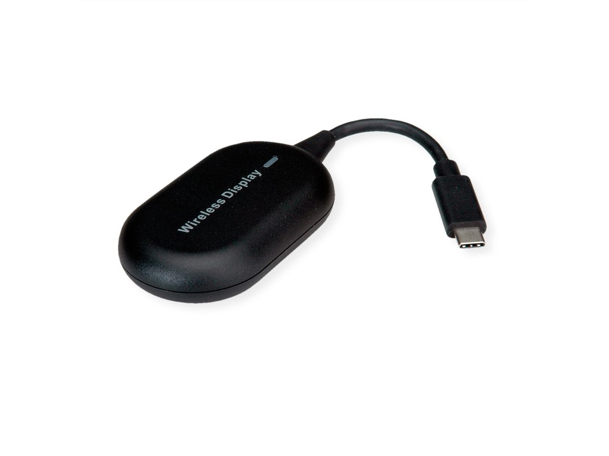ROLINE Kit de dongle d'affichage P2P sans fil, Tx+Rx, HDMI, 1080p , 20 m