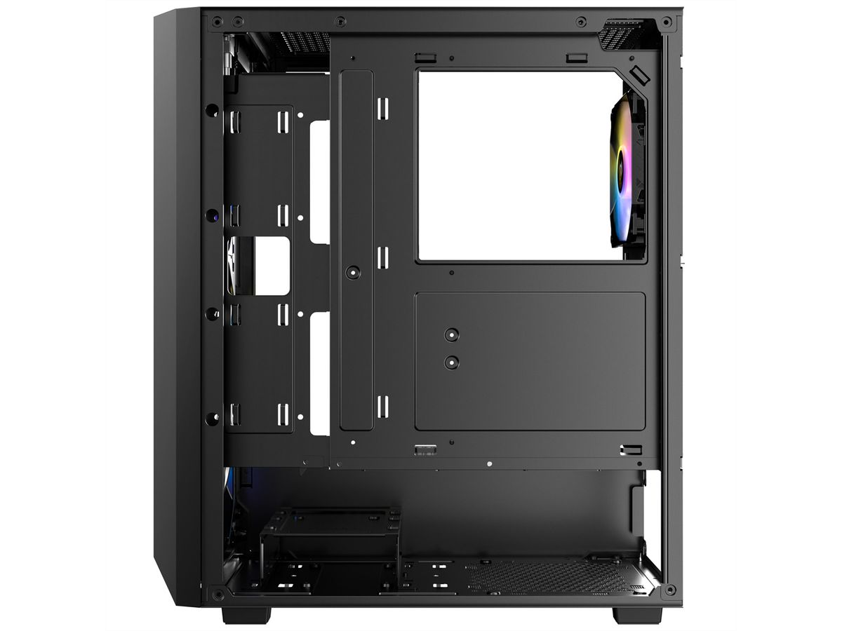 ANTEC AX67 ARGB Boîtier PC Midi Tower Gaming ATX, noir