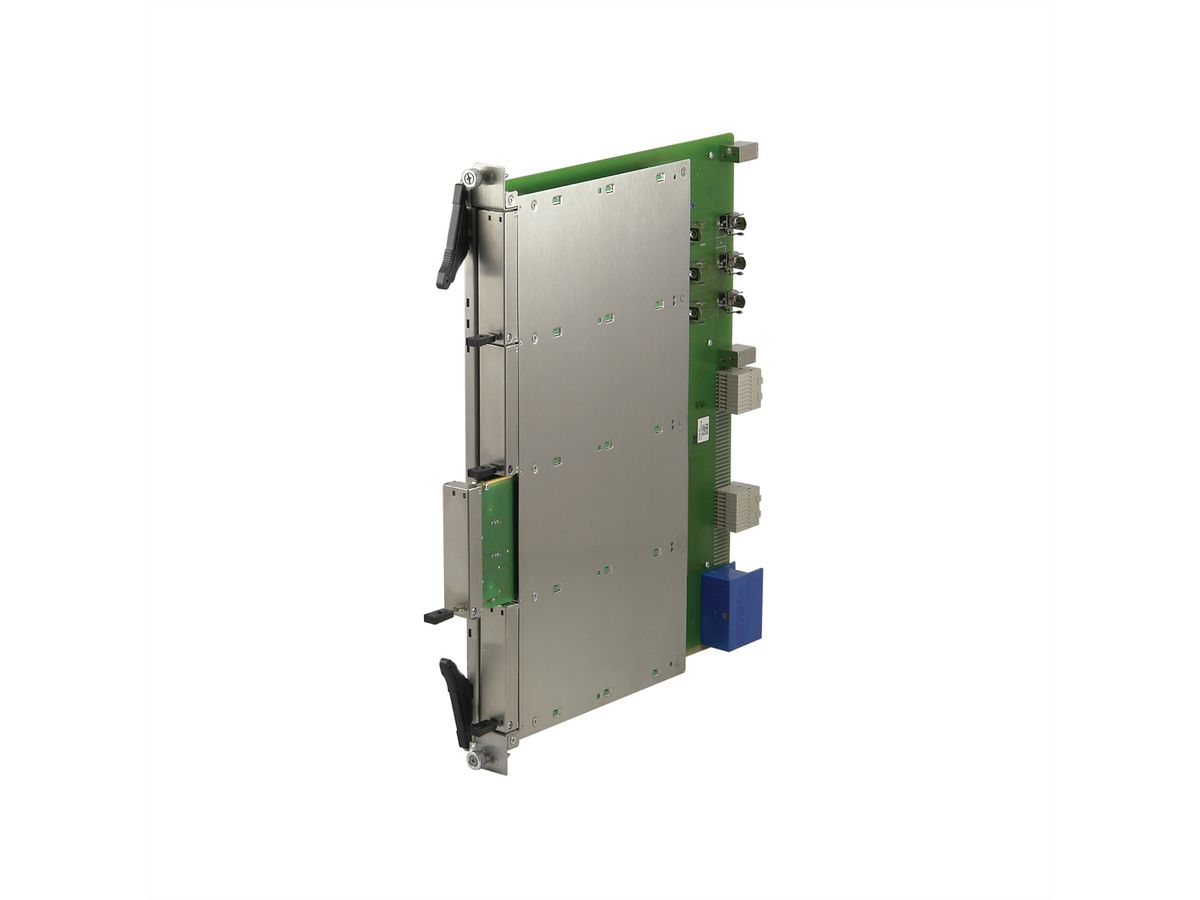 Mécanisme de support SCHROFF pour modules AdvancedMC de taille moyenne, avec poignée IEA et entretoises