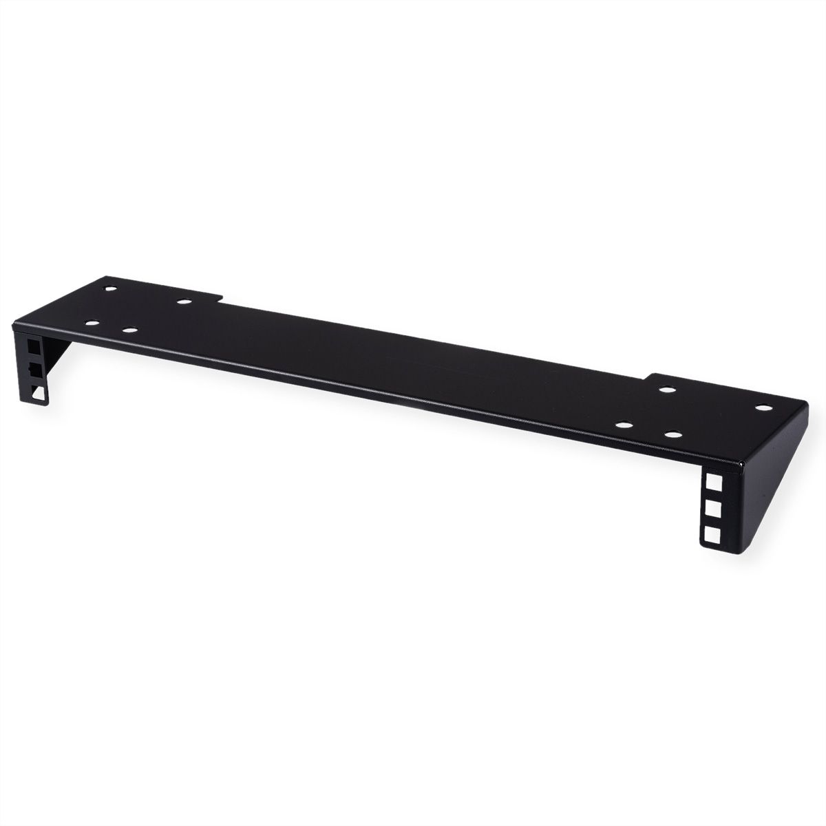 Support 19" mural / sous le bureau, 1 UH, noir