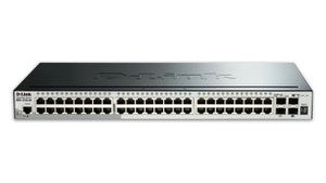 D-Link DGS-1510-52X commutateur réseau Géré L3 Gigabit Ethernet (10/100/1000) 1U Noir