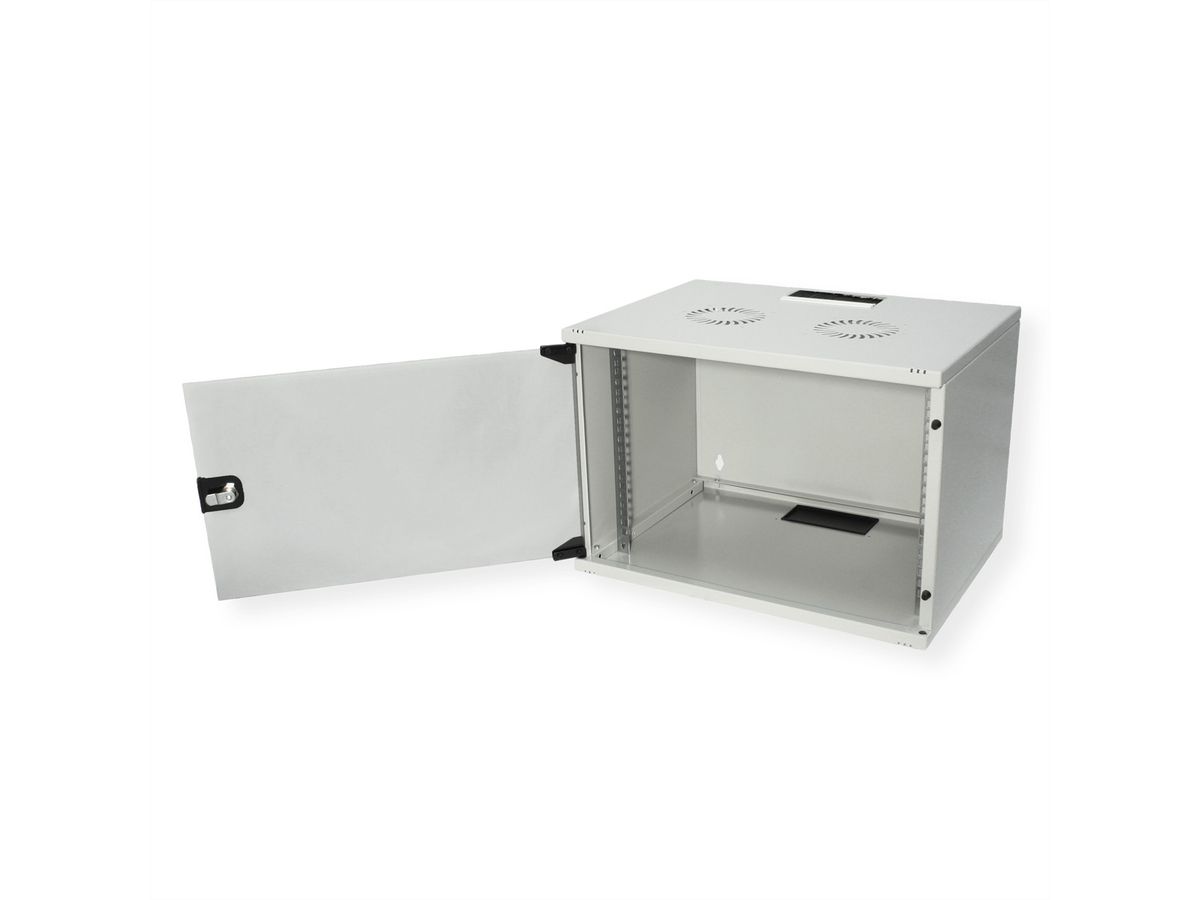 ROLINE 19" Boîtier mural Basic 7U, 540x400 LxP gris, EN KIT