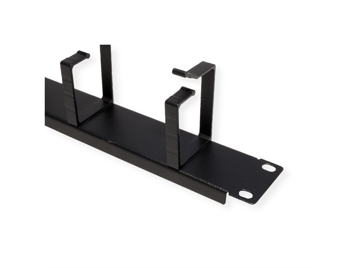 ROLINE 19" Passe-câbles 1U, 40x60mm noir