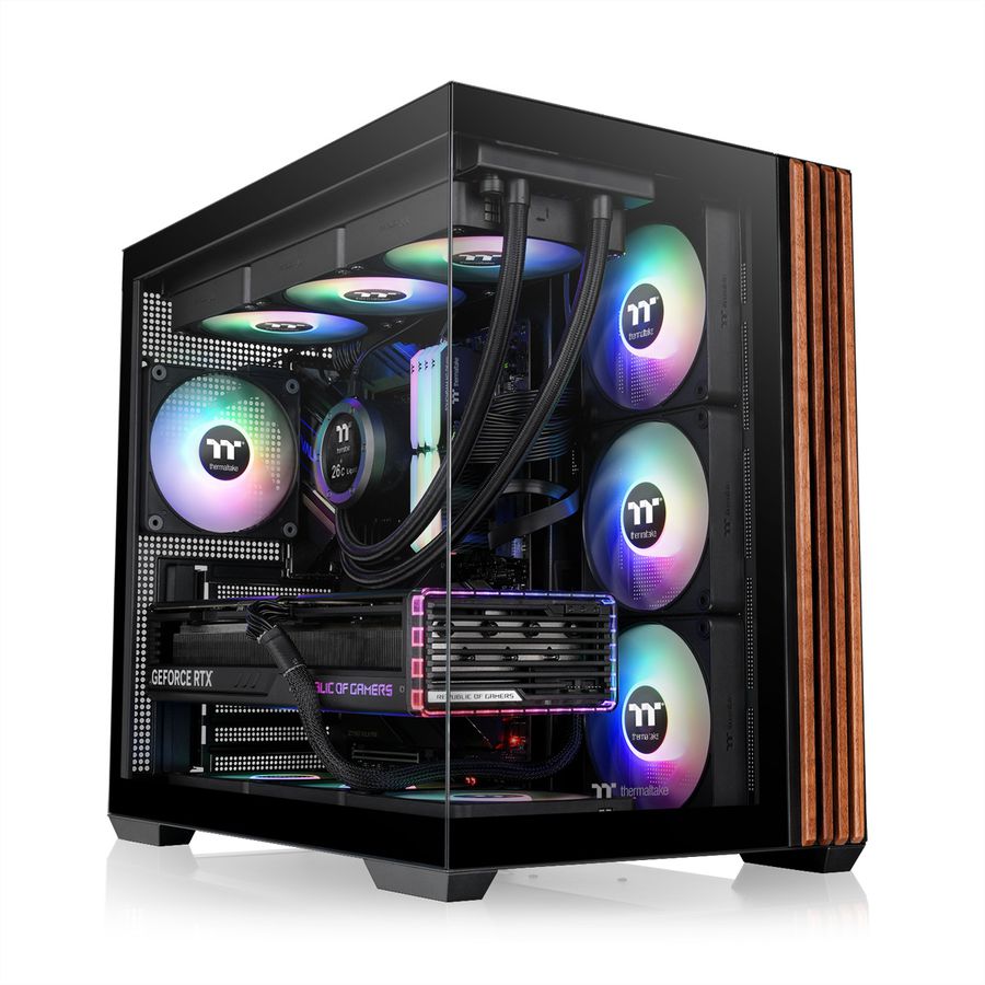 Thermaltake View 380 WS ARGB Tour Midi, noir