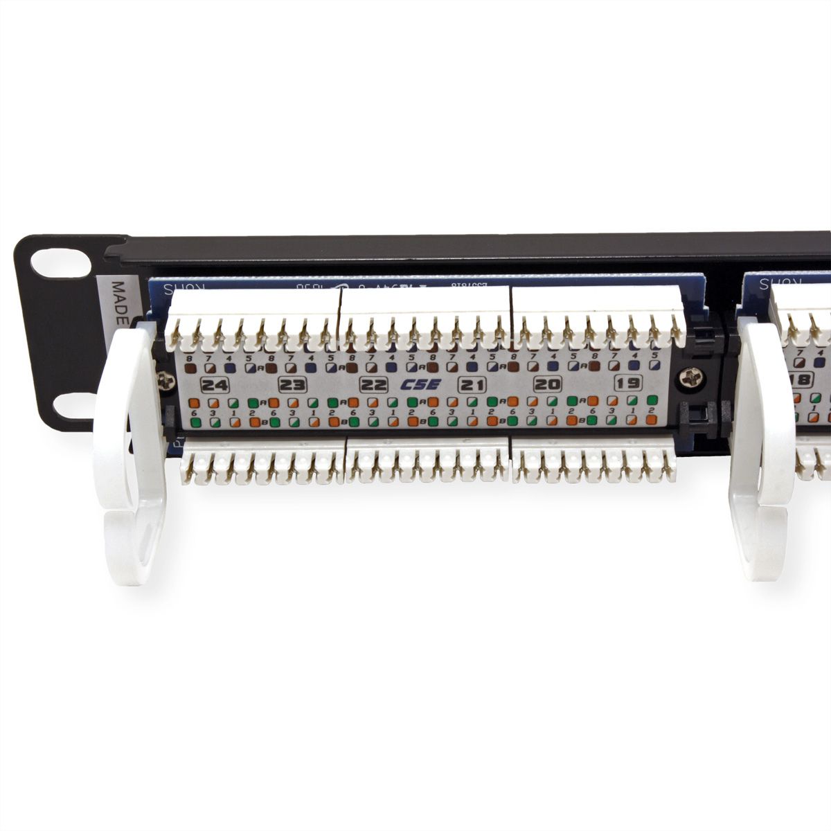ROLINE Panneau de brassage 19" Cat.5e (Classe D) UTP, 24 ports, noir