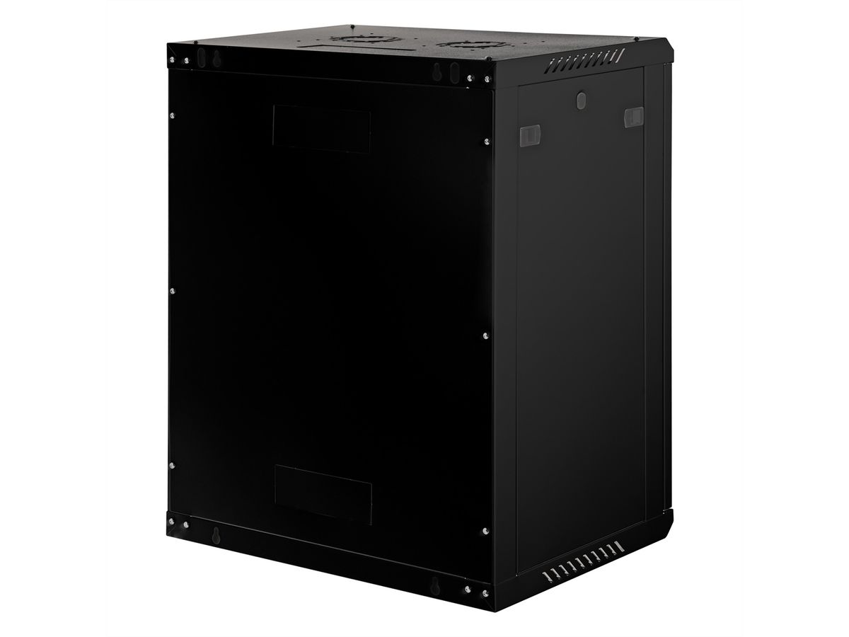 ROLINE 19" Boîtier mural Basic Plus 18U, 600x450 LxP noir