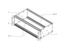 SCHROFF EuropacPRO 19" Subrack Kit pour chemin de fer, blindage rétrofit, EN 50155, 3 U, 84 CV, 235 mm