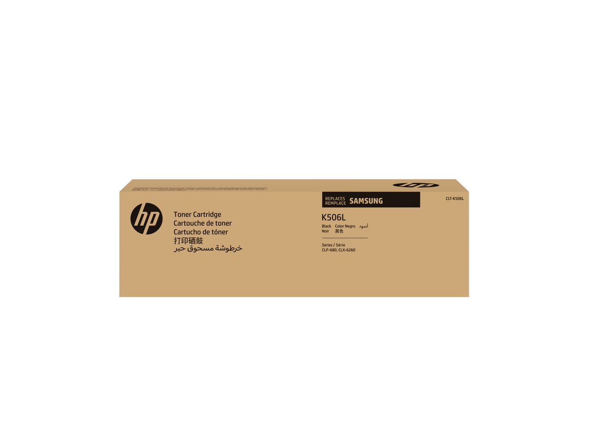 Samsung CLT-K506L Toner noir grande capacité authentique