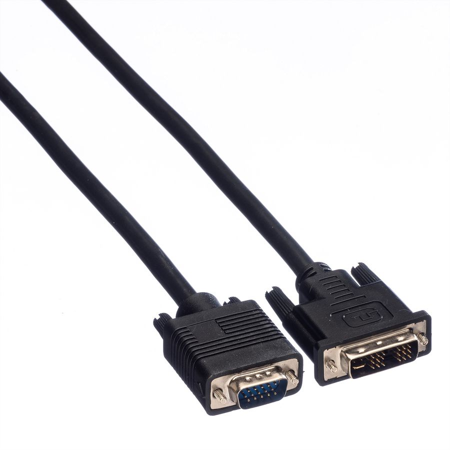 VALUE Câble DVI, DVI (18+5) M-VGA M, 2 m