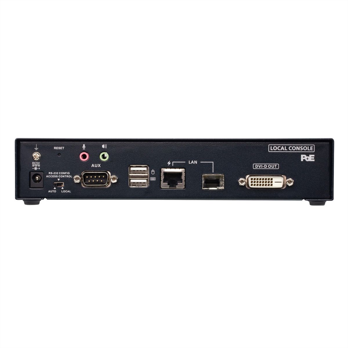 ATEN KE6912T Système d'extension KVM 2K DVI-D Dual Link sur IP avec PoE, émetteur