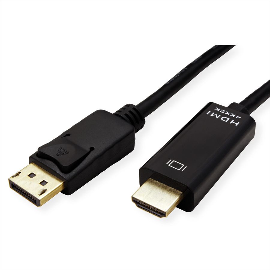 ROLINE Câble DisplayPort DP - UHDTV, Slim, M/M, noir, 3 m