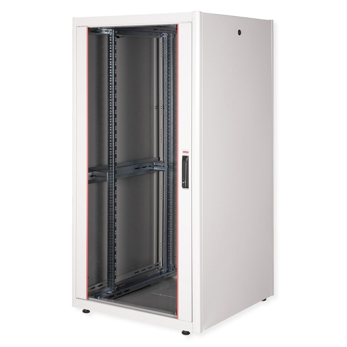 ROLINE 19" Baie réseau Basic 32U, 800x800 LxP Porte verre gris