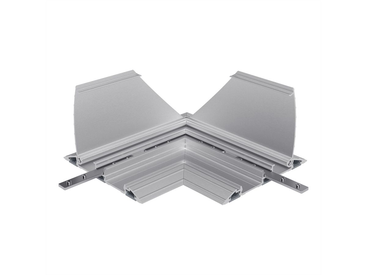 DATAFLEX Addit protège-câbles, connexion d'angle 482, argent