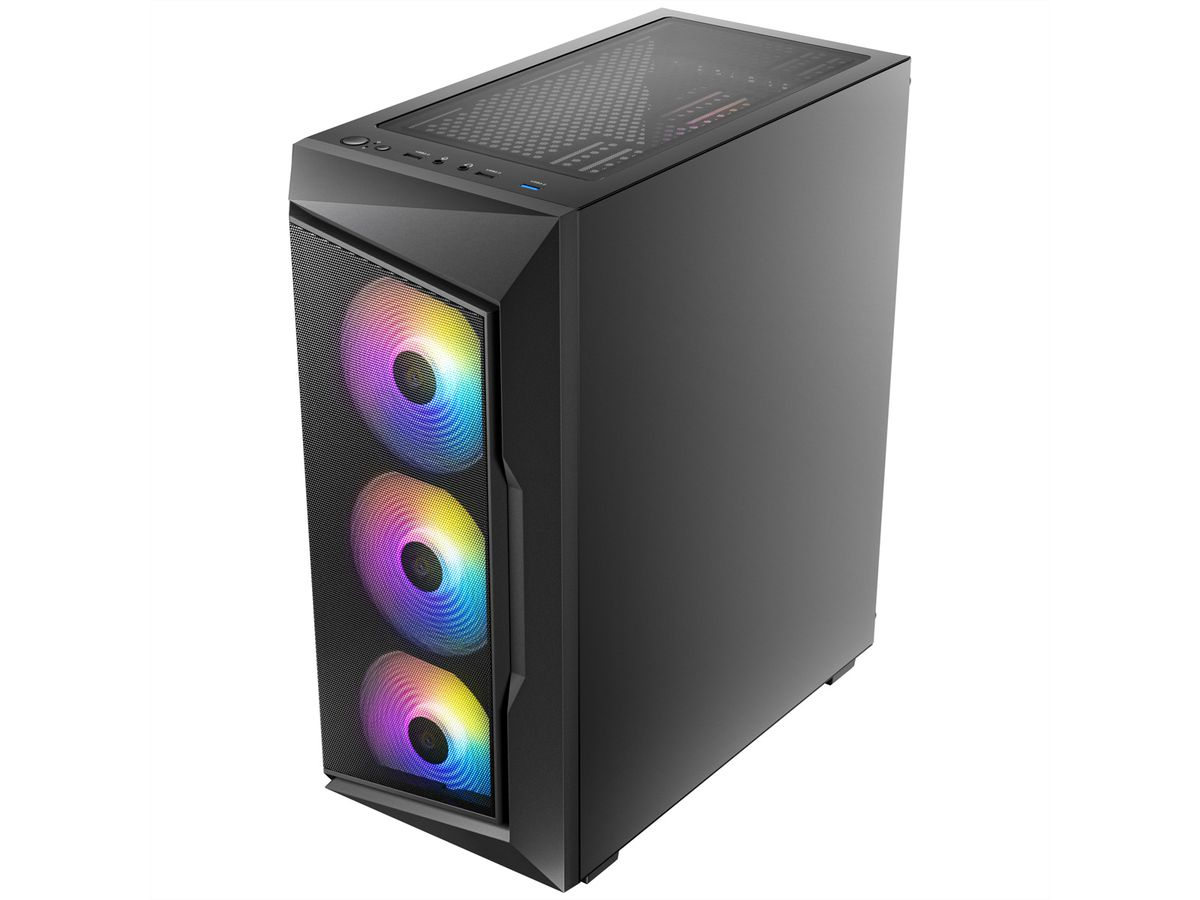 ANTEC AX61 Elite Boîtier PC Midi Tower Gaming ATX, noir