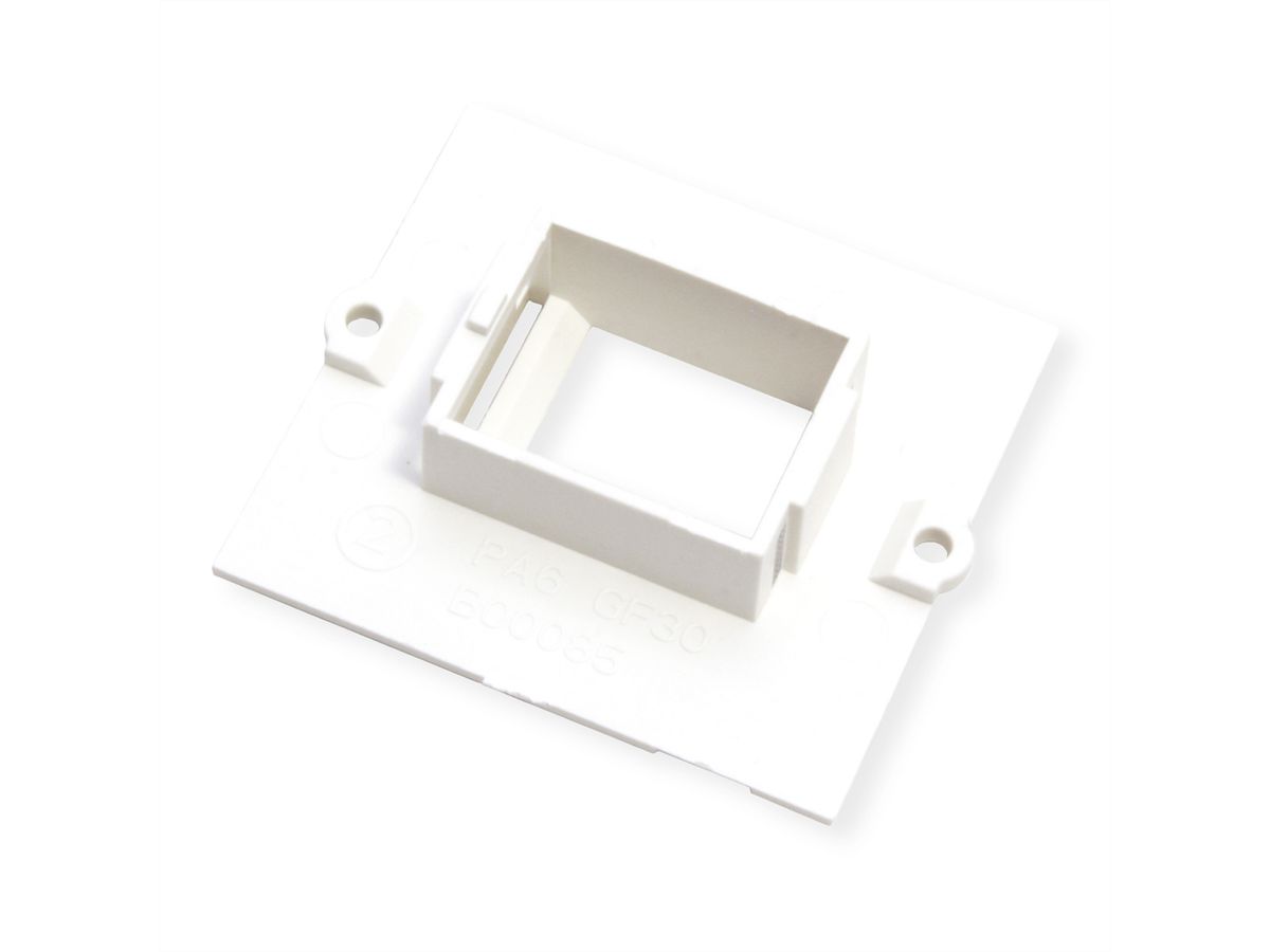 BACHMANN Module Custom Cadre 1x Keystone, blanc