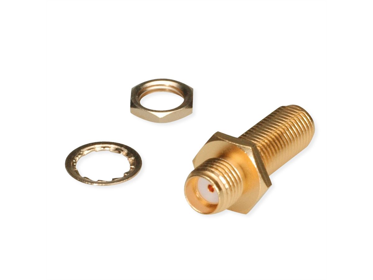 TELEGÄRTNER Connecteur SMA femelle/femelle plaqué or