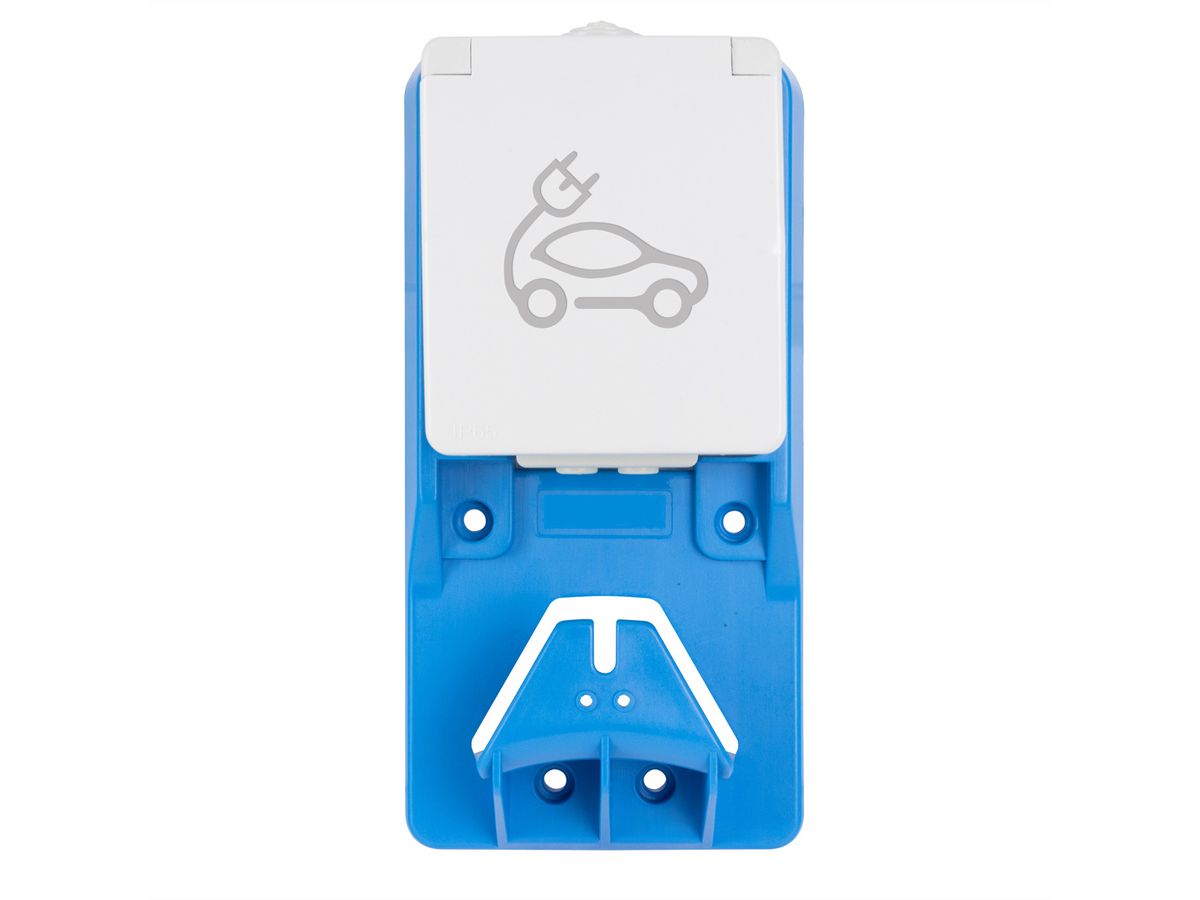 BACHMANN Prise de charge voiture à contact de protection, version pour montage en surface