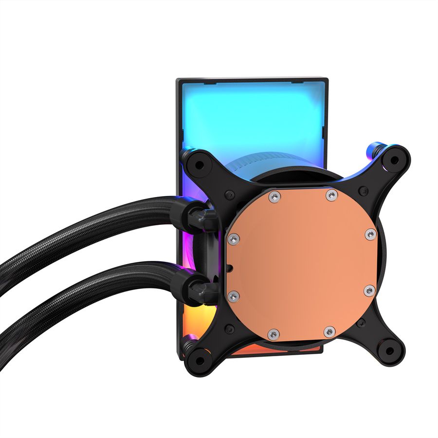 ANTEC Vortex VIEW 360 Refroidisseur liquide ARGB pour processeur, avec écran LCD rotatif, noir