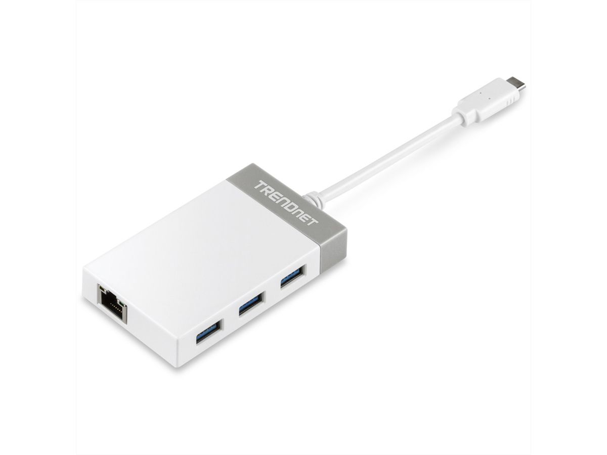 TRENDnet TUC-ETGH3 Adaptateur USB-C vers Gigabit + hub USB