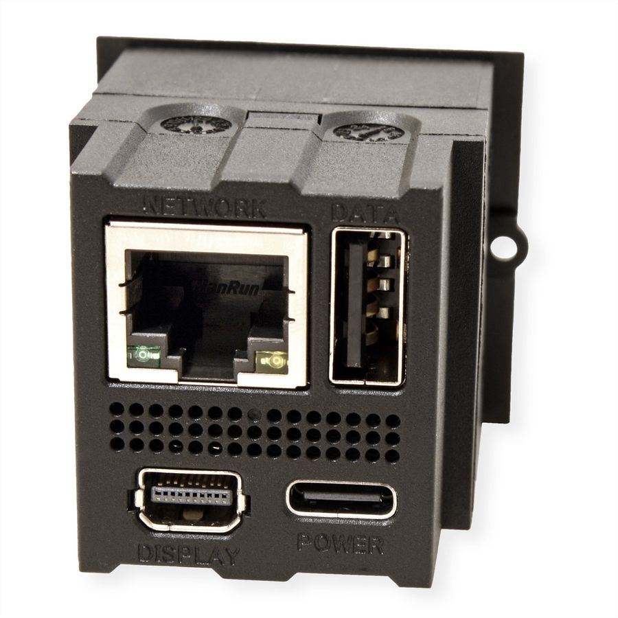 BACHMANN Module Replicateur de port, 2x USB, RJ45, Mini DisplayPort, USB-C