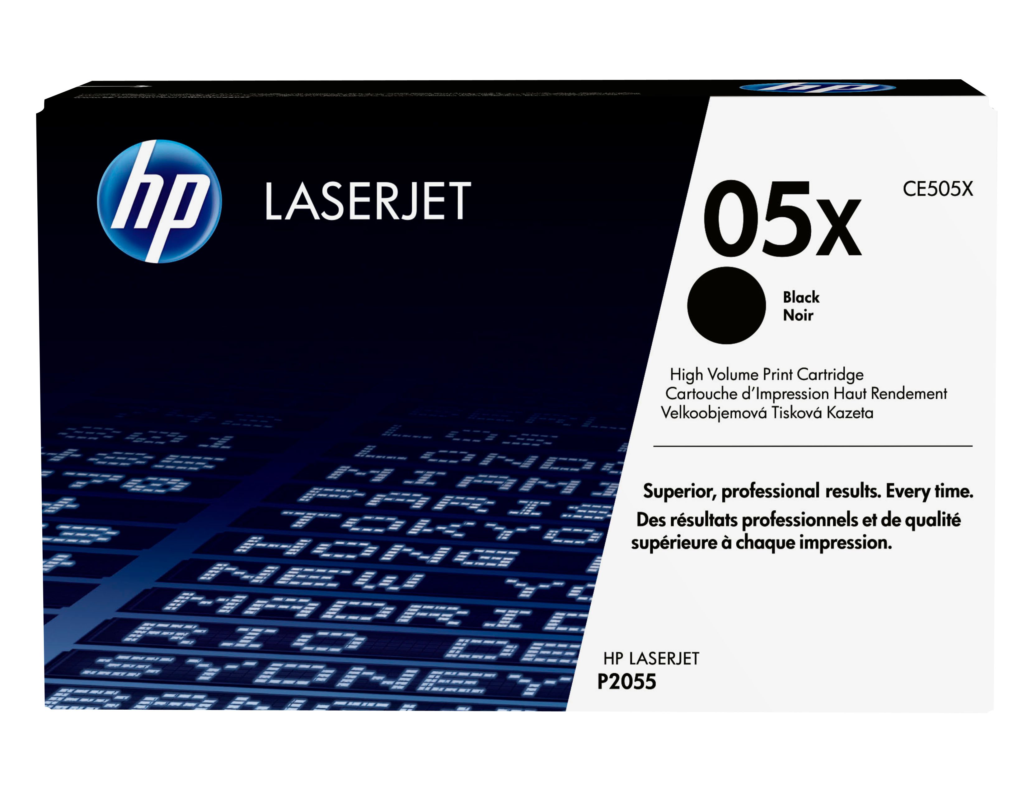 HP 05X toner LaserJet noir grande capacité authentique