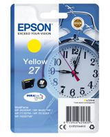 Epson Alarm clock Singlepack Yellow 27 DURABrite Ultra Ink