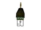 GUDE 7960 Adaptateur 3,5mm - bornier, 3,5 mm