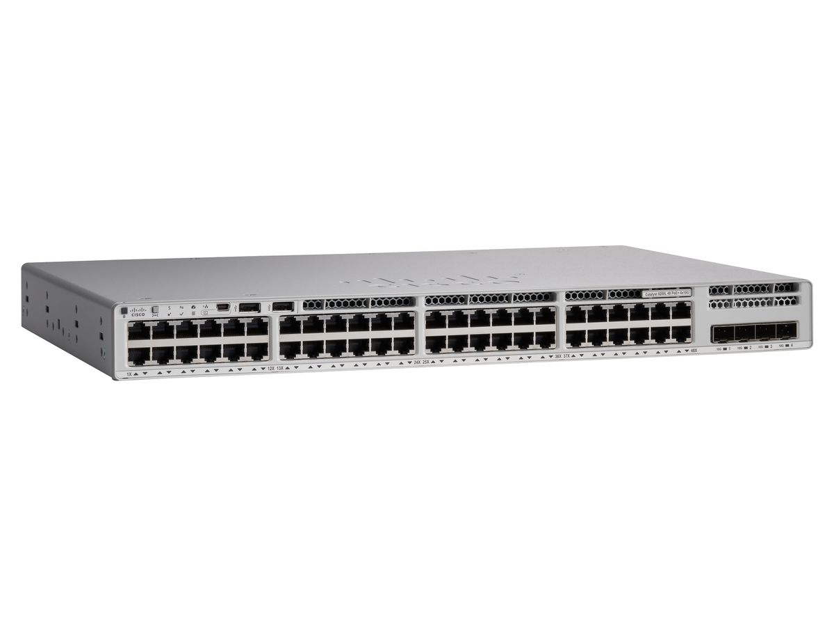 Cisco Catalyst 9200L Géré L3 Gigabit Ethernet (10/100/1000) Connexion Ethernet, supportant l'alimentation via ce port (PoE) Gris