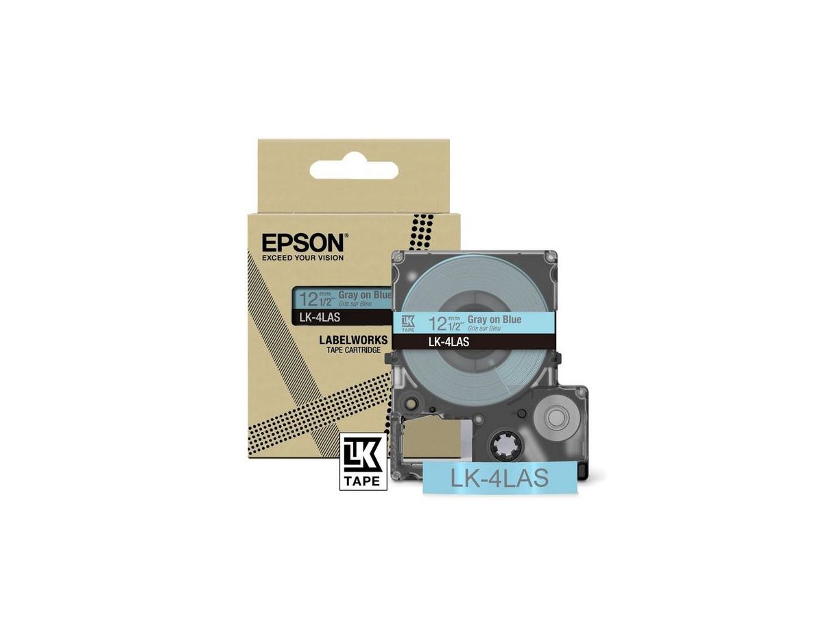 Epson LK-4LAS Gris, Bleu clair