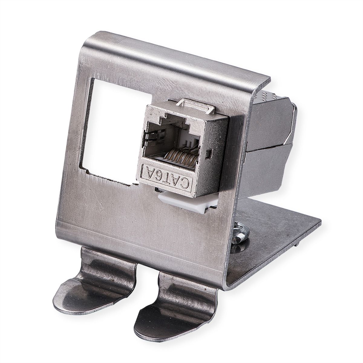 ROLINE Adaptateur pour rail DIN, vide, pour 2 Keystones