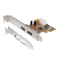 EXSYS EX-11082-2 USB 3.2 Gen1 PCIe 2 x USB 3.0 extern