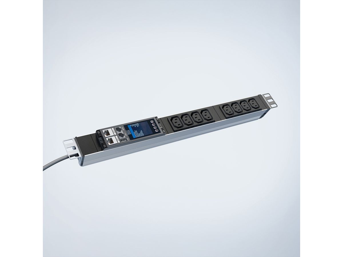 BACHMANN BN ESSENTIAL Metered 19" 8xC13, L=2,0m CEE7/7