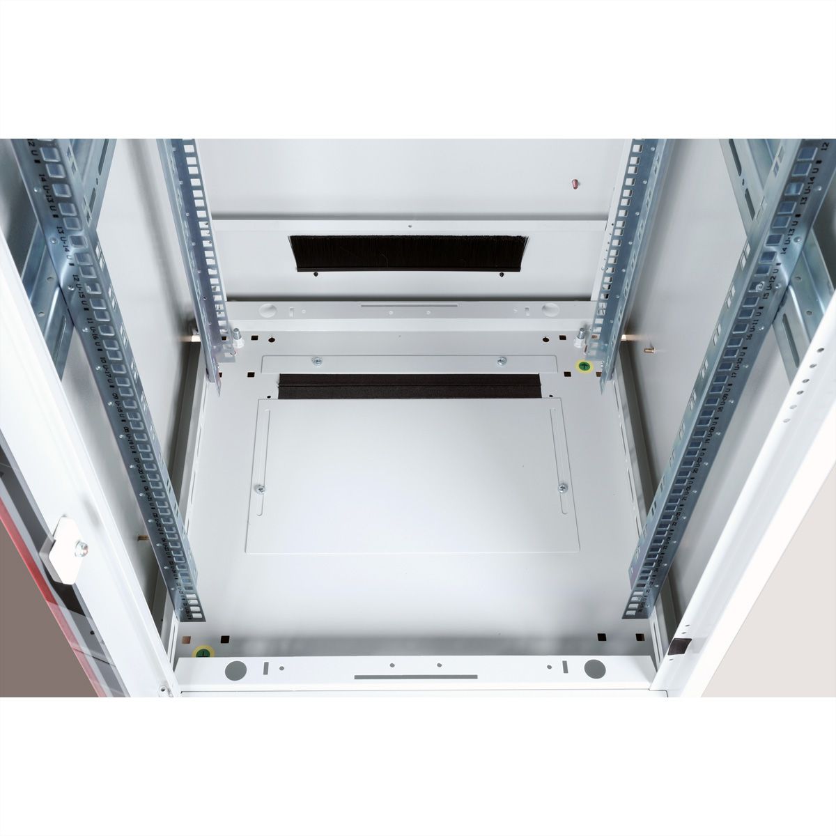 ROLINE 19" Baie réseau Pro 26U, 600x600 LxP Porte verre gris
