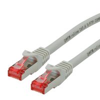 Cordon ROLINE S/FTP(PiMF) Cat.6, LSOH, Component Level, gris, 3 m