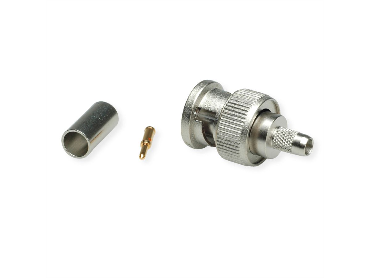 TELEGÄRTNER Connecteur à sertir BNC 50 ohms , pour RG-58C/U, standard