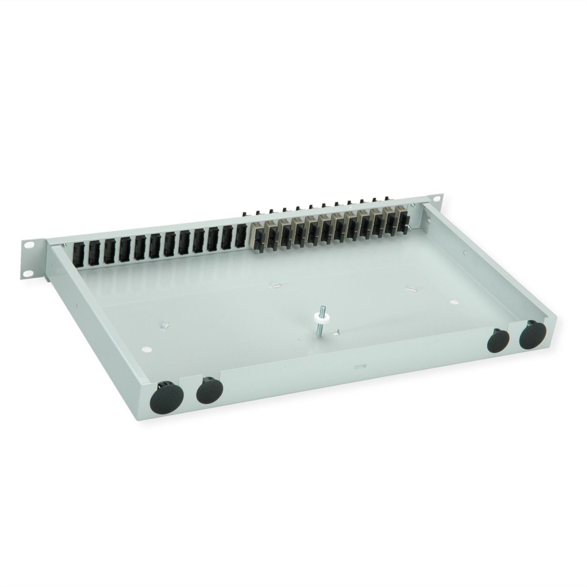 TELEGÄRTNER BASIS eco Panneau fibre optique, 12x SC Duplex, beige, OM2