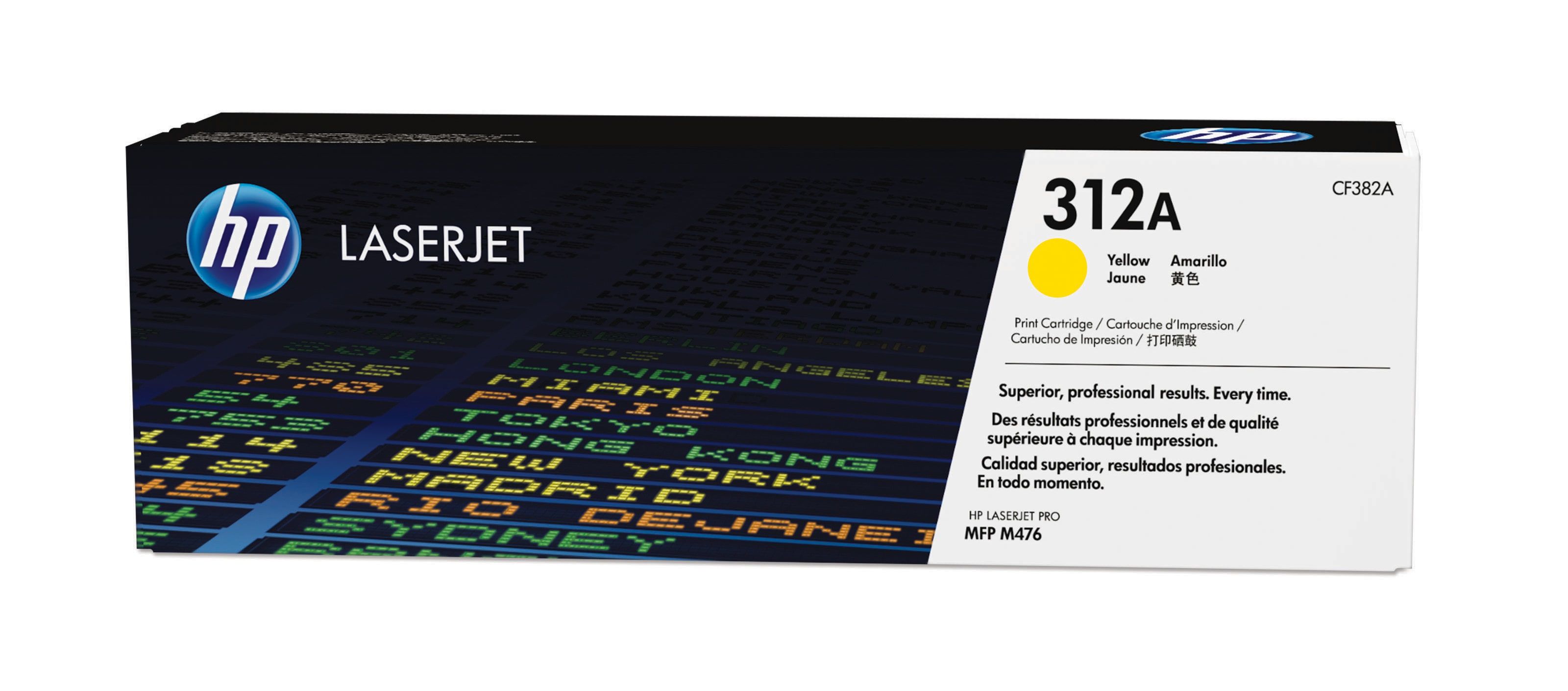 HP Cartouche 312A toner Jaune LaserJet