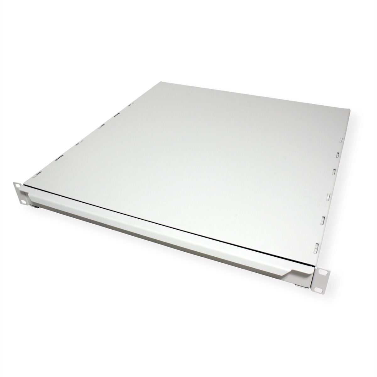 Tiroir clavier 19" 1UH sans clavier, gris clair