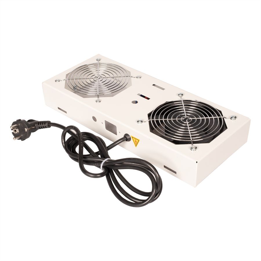 ROLINE 19" Unité de ventilation, 1 ventilateur, pour boîtier mural, gris